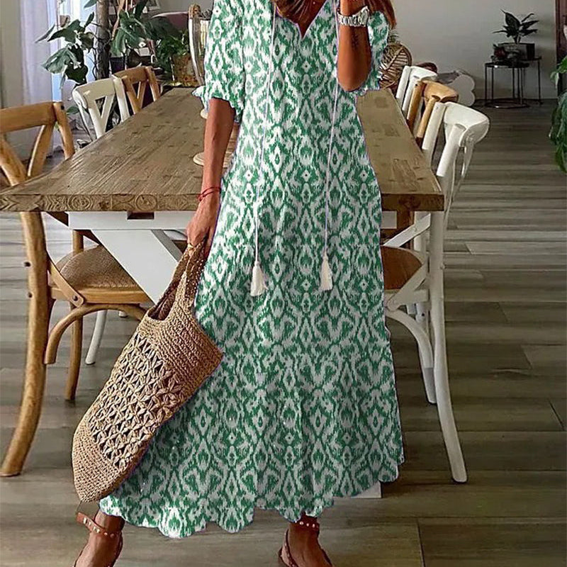 SYLENARA – ROMANTIC FLOW MAXI DRESS