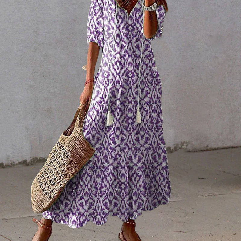 SYLENARA – ROMANTIC FLOW MAXI DRESS