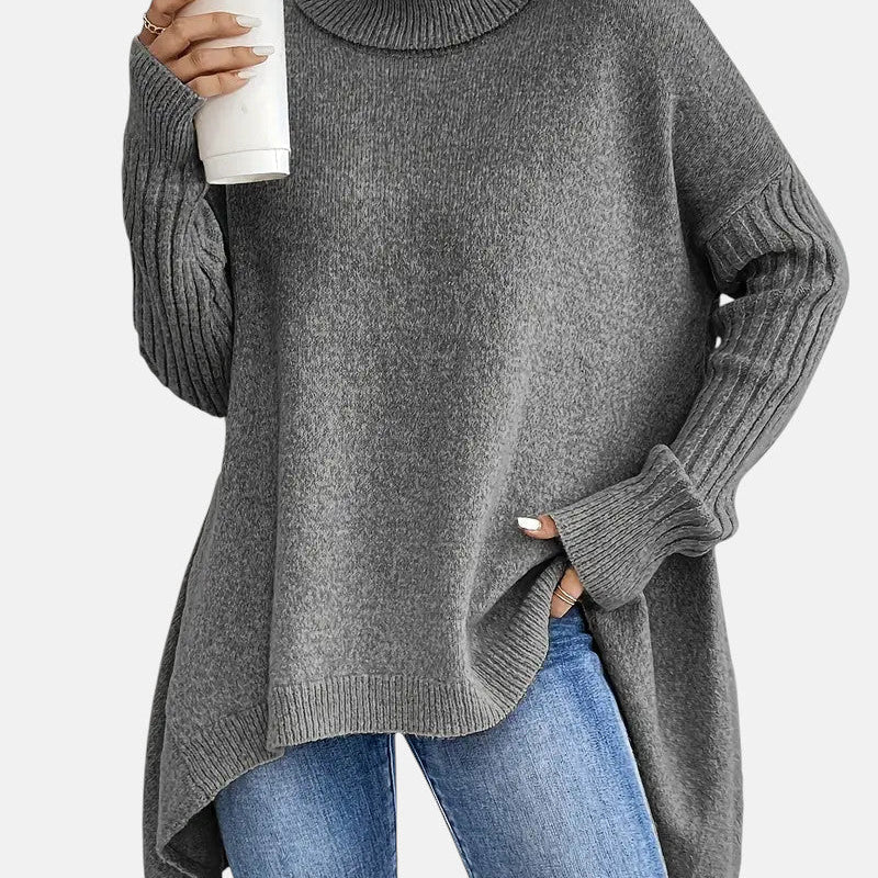 BRIGITTE – LONG TURTLENECK SWEATER
