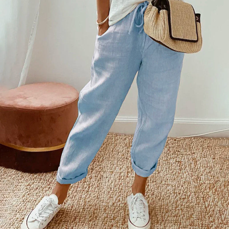 Ely | Anti Sweat Luxe Linen Pants