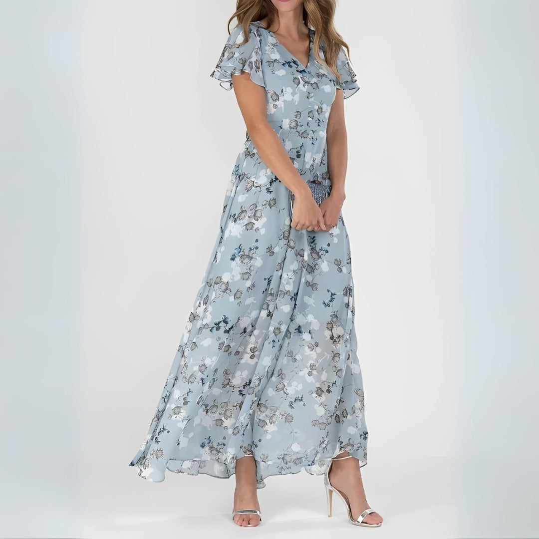 ORLYRIA – GARDEN GLOW FLOOR-LENGTH DRESS