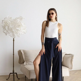 ARIANE – WOMEN’S WIDE-LEG LINEN PANTS