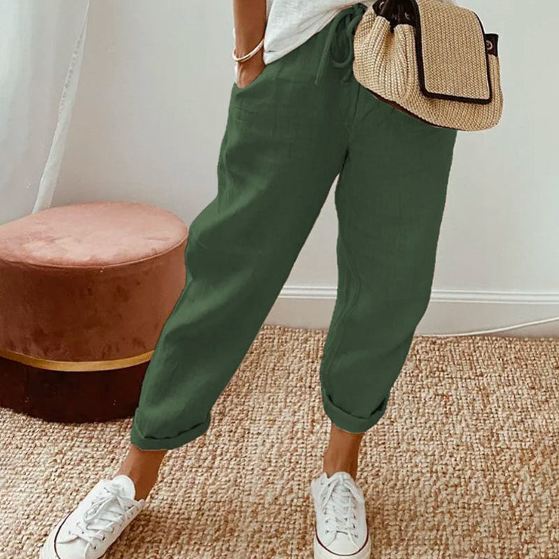 Ely | Anti Sweat Luxe Linen Pants