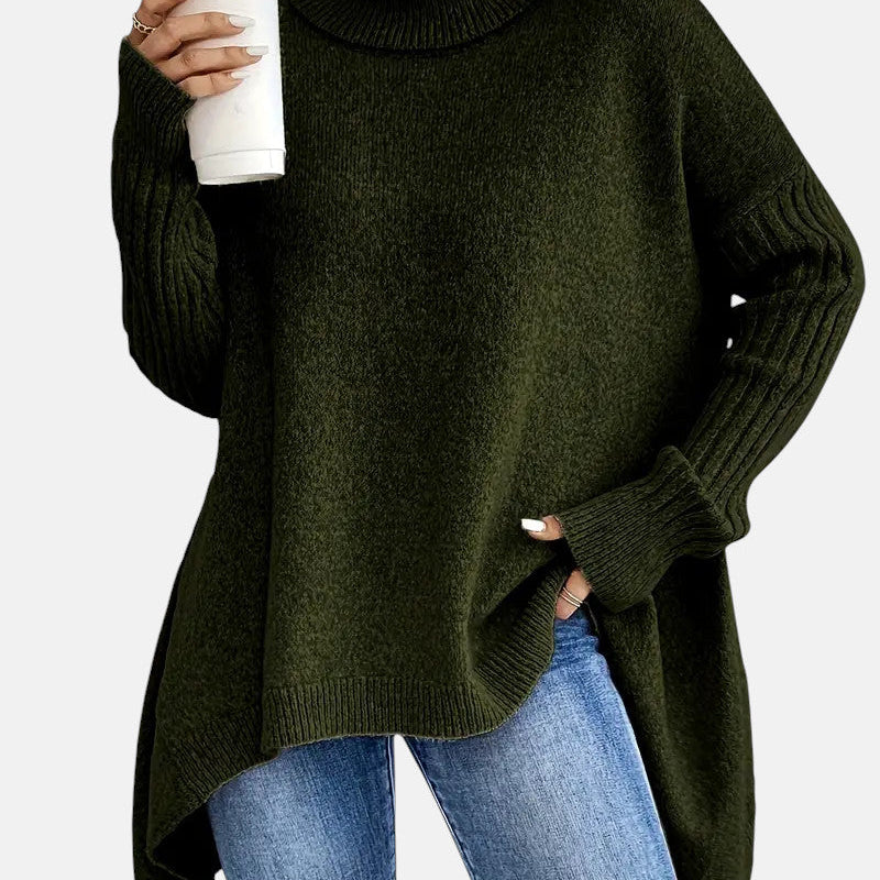 BRIGITTE – LONG TURTLENECK SWEATER