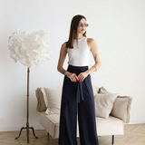 ARIANE – WOMEN’S WIDE-LEG LINEN PANTS