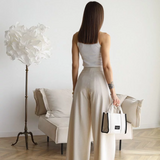 ARIANE – WOMEN’S WIDE-LEG LINEN PANTS