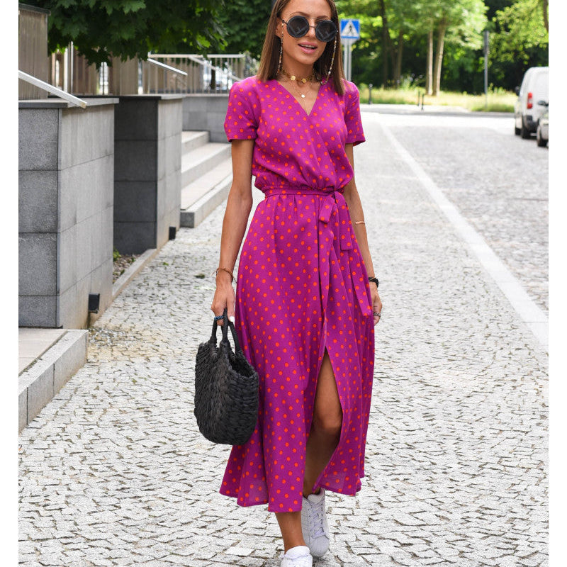 AURALITHE – SCULPTED WRAP ELEGANCE DRESS