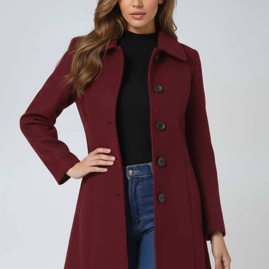 Naomi | Tailored Button Coat