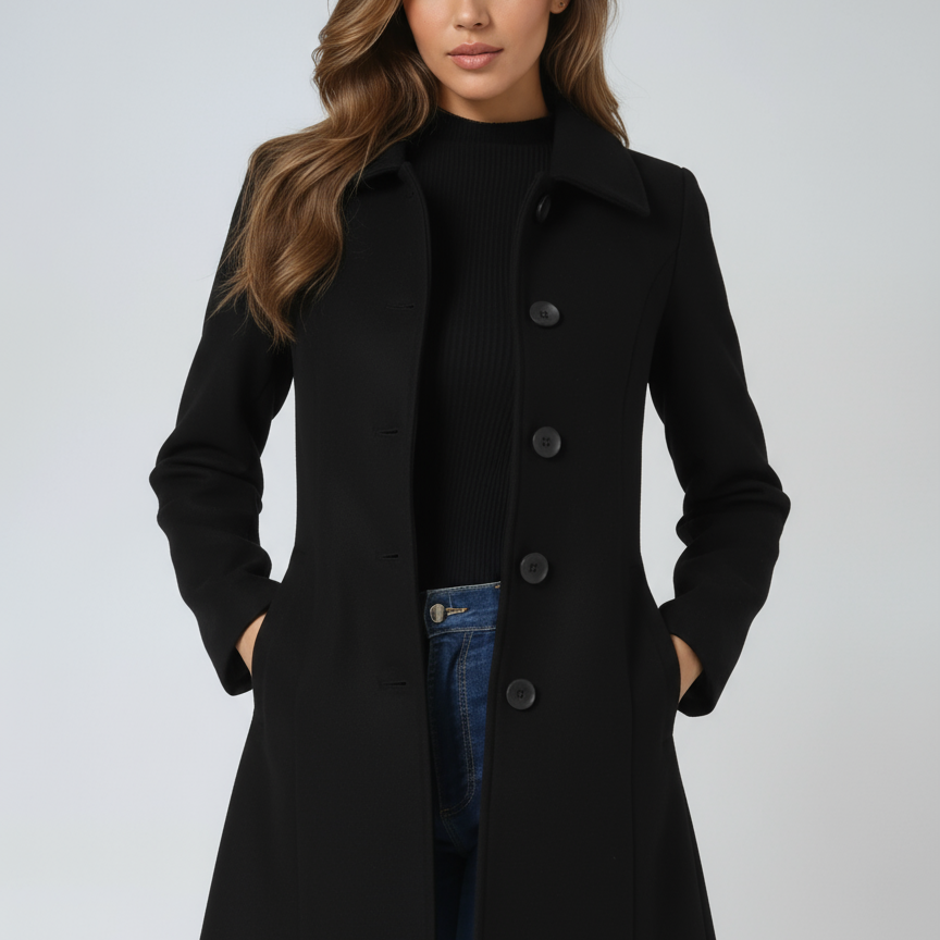 Naomi | Tailored Button Coat