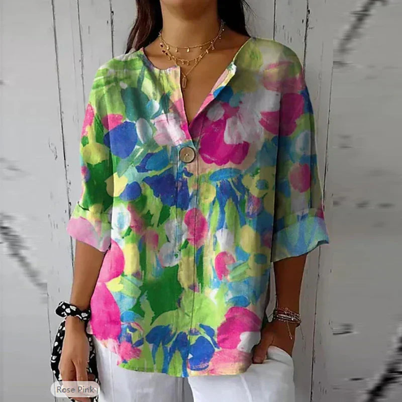 NIXIE – ELEGANT FLORAL BLOUSE