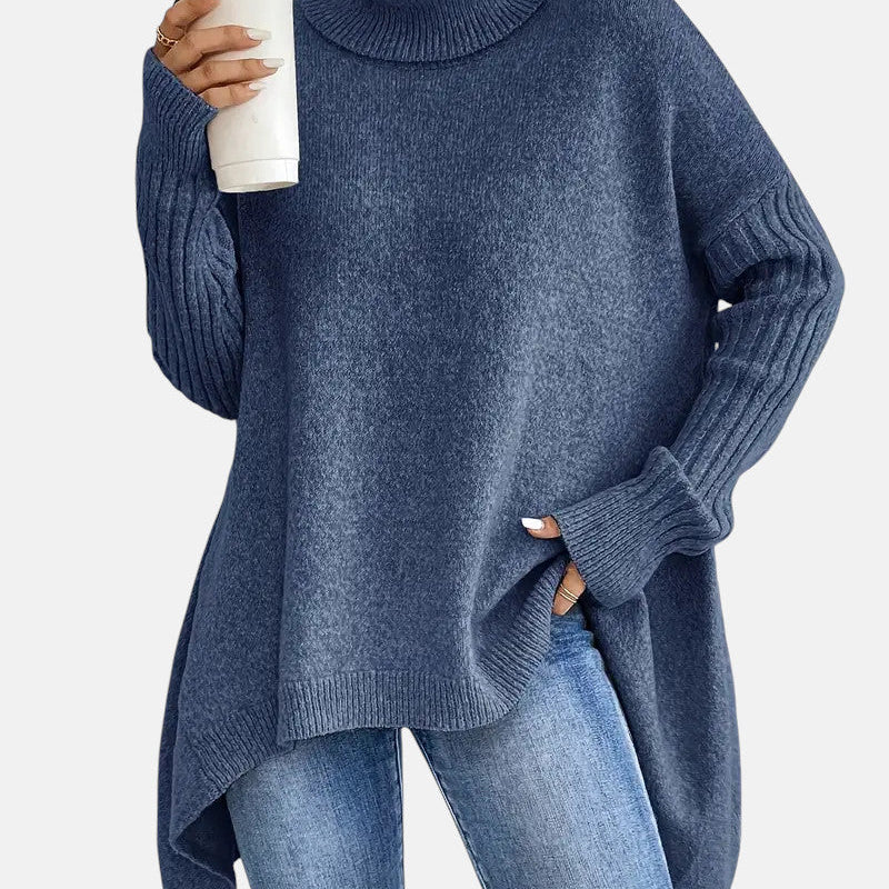 BRIGITTE – LONG TURTLENECK SWEATER