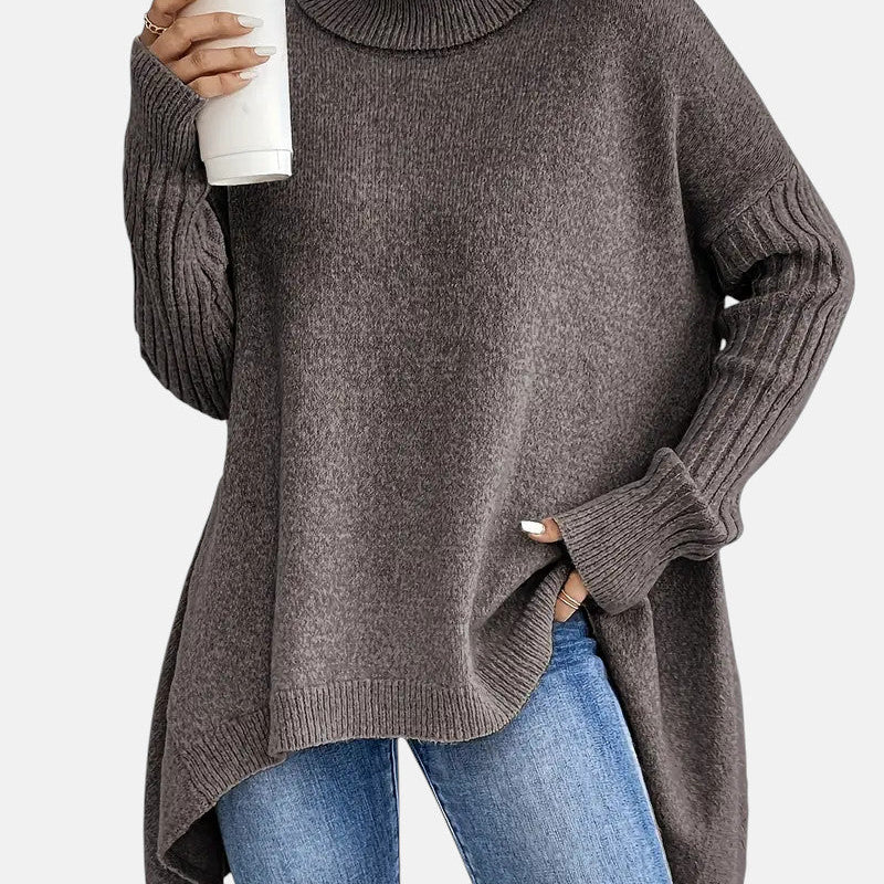 BRIGITTE – LONG TURTLENECK SWEATER