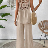 ELOWEN – ALL-DAY CHIC TANK AND PANTS PAIR