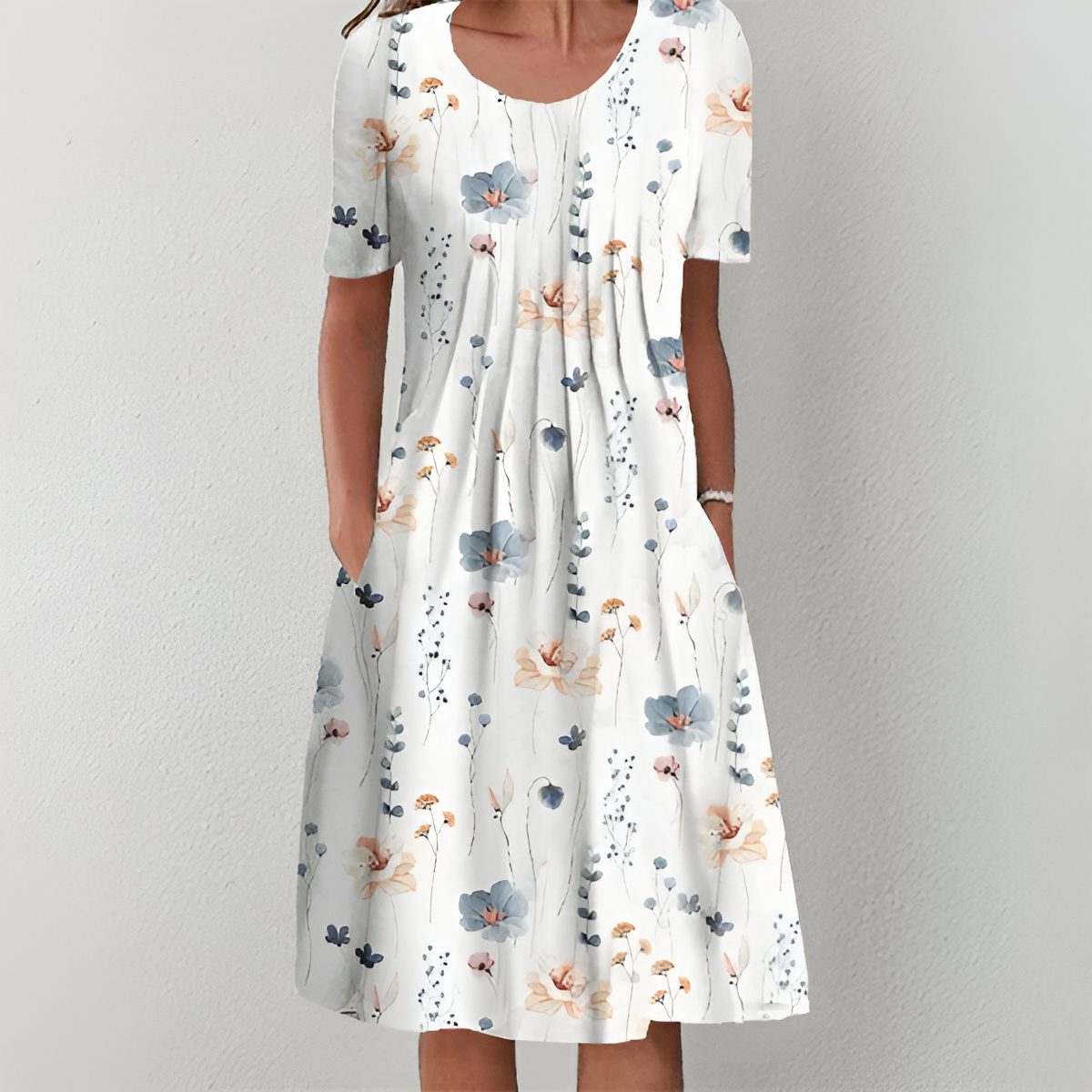 ELARINYA – TIMELESS BLOOM FLORAL DRESS