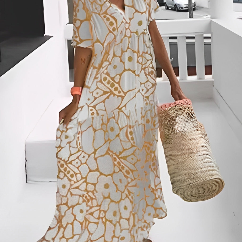 ZIRETHIA – BREEZY FLORAL DAY DRESS